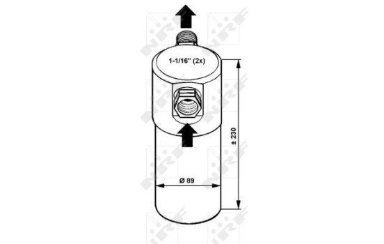 Filtre déshydratant, climatisation EASY FIT 33083 NRF, Image 5