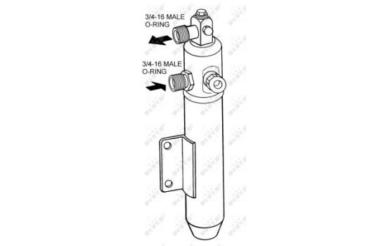 Filtre déshydratant, climatisation EASY FIT 33103 NRF