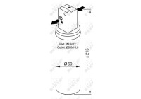 Filtre déshydratant, climatisation EASY FIT 33139 NRF