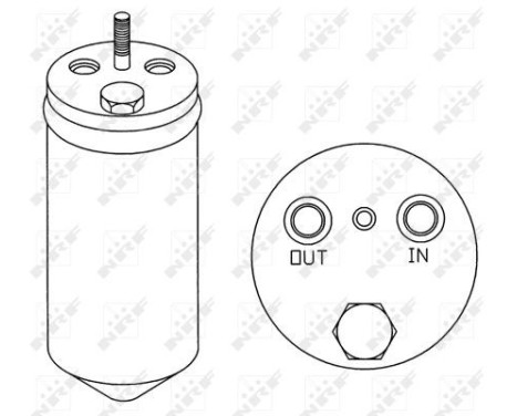 Filtre déshydratant, climatisation EASY FIT 33149 NRF, Image 5