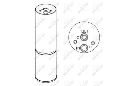 Filtre déshydratant, climatisation EASY FIT 33168 NRF, Image 5