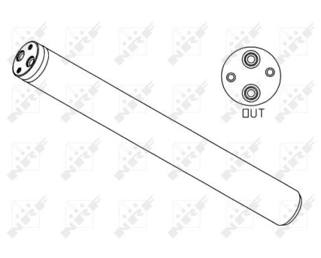 Filtre déshydratant, climatisation EASY FIT 33192 NRF, Image 5