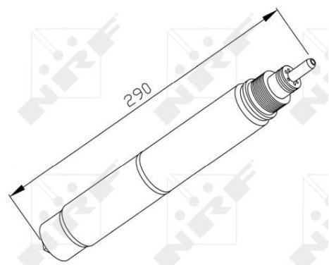 Filtre déshydratant, climatisation EASY FIT 33197 NRF, Image 5