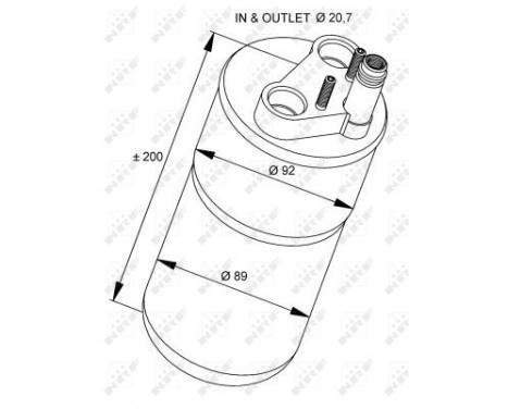 Filtre déshydratant, climatisation EASY FIT 33216 NRF, Image 5