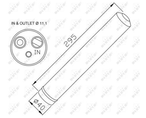 Filtre déshydratant, climatisation EASY FIT 33298 NRF, Image 5