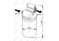 Filtre déshydratant, climatisation EASY FIT 33313 NRF