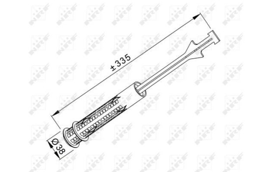Filtre déshydratant, climatisation EASY FIT 33352 NRF