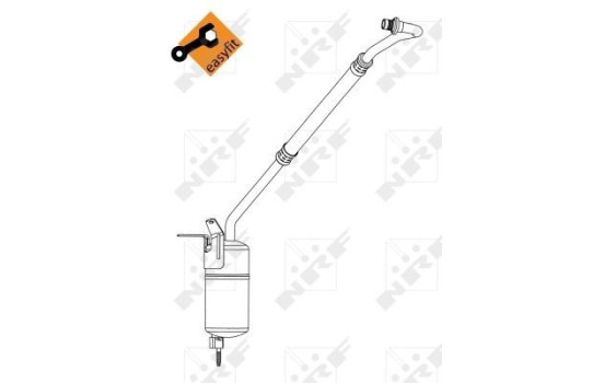 Filtre déshydratant, climatisation EASY FIT 33354 NRF, Image 2
