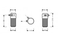 Filtre déshydratant, climatisation