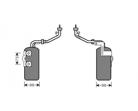 Filtre déshydratant, climatisation