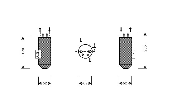 Filtre déshydratant, climatisation