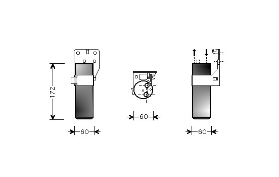 Filtre déshydratant, climatisation