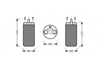 Filtre déshydratant, climatisation