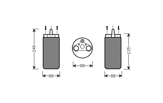 Filtre déshydratant, climatisation