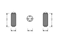 Filtre déshydratant, climatisation