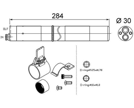 Filtre déshydratant, climatisation
