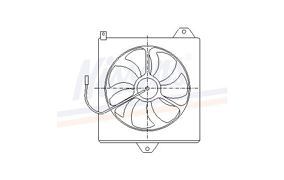 Ventilateur, condenseur de climatisation