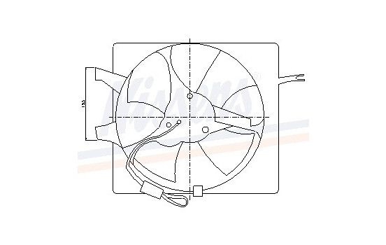 Ventilateur, condenseur de climatisation