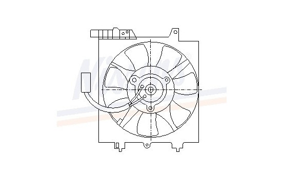 Ventilateur, condenseur de climatisation