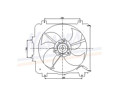 Ventilateur, condenseur de climatisation