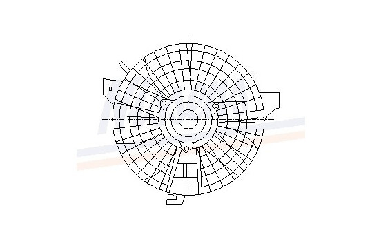 Ventilateur, condenseur de climatisation