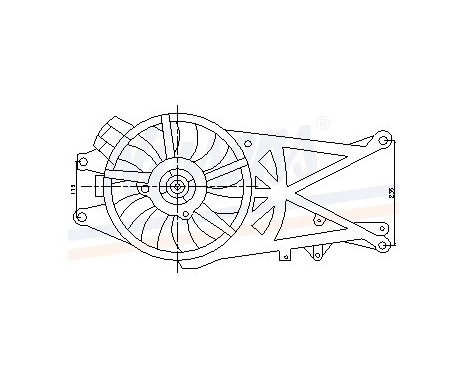 Ventilateur, condenseur de climatisation