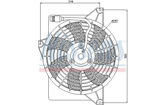 Ventilateur, condenseur de climatisation, Image 2