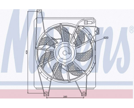 Ventilateur, refroidissement du moteur