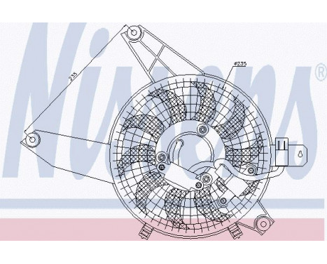 Ventilateur, refroidissement du moteur