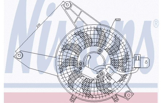 Ventilateur, refroidissement du moteur