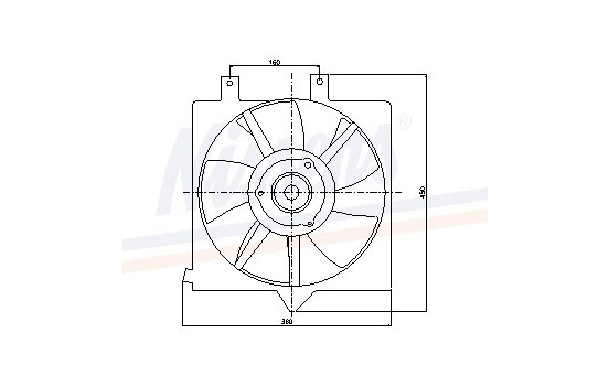 Ventilateur, refroidissement du moteur