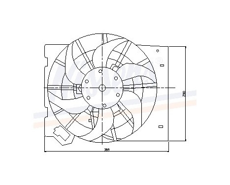 Ventilateur, refroidissement du moteur