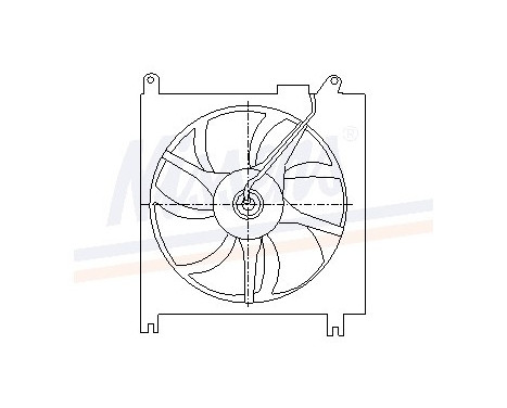 Ventilateur, refroidissement du moteur