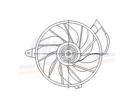 Ventilateur, refroidissement du moteur