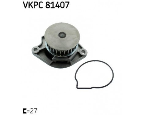 Pompe à eau VKPC 81407 SKF, Image 2