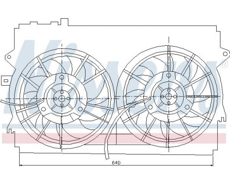 Ventilateur, refroidissement du moteur 85234 Nissens, Image 2
