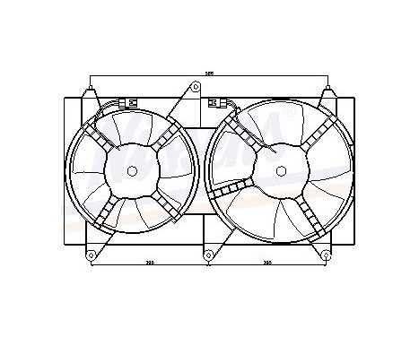 Ventilateur, refroidissement du moteur 85611 Nissens