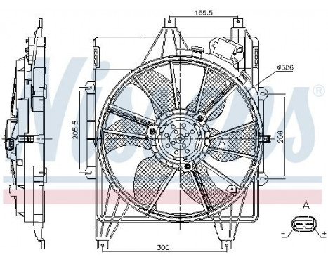 Ventilateur, refroidissement du moteur 85882 Nissens, Image 6