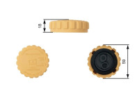 Bouchon, réservoir de liquide de refroidissement RC201 Gates