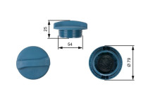 Bouchon, réservoir de liquide de refroidissement RC205 Gates