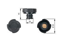 Bouchon, réservoir de liquide de refroidissement RC207 Gates