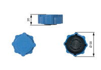 Bouchon, réservoir de liquide de refroidissement RC214 Gates