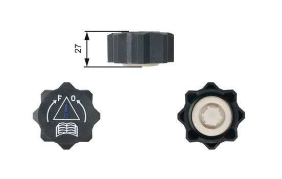 Bouchon, réservoir de liquide de refroidissement RC218 Gates