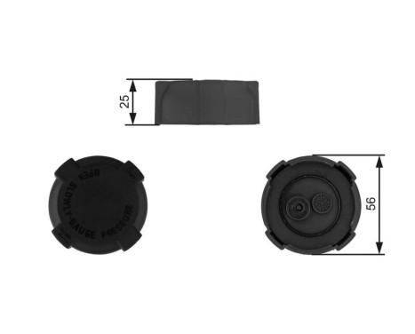 Bouchon, réservoir de liquide de refroidissement RC238 Gates