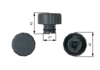 Bouchon, réservoir de liquide de refroidissement RC244 Gates