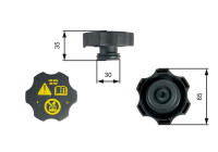 Bouchon, réservoir de liquide de refroidissement RC249 Gates