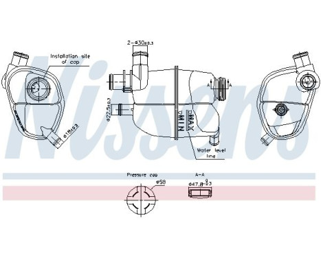 Vase d'expansion, liquide de refroidissement