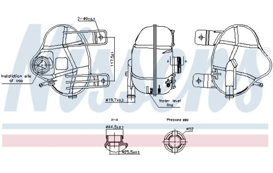 Vase d'expansion, liquide de refroidissement