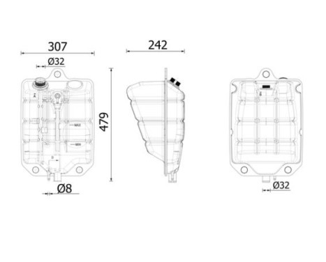Vase d'expansion, liquide de refroidissement