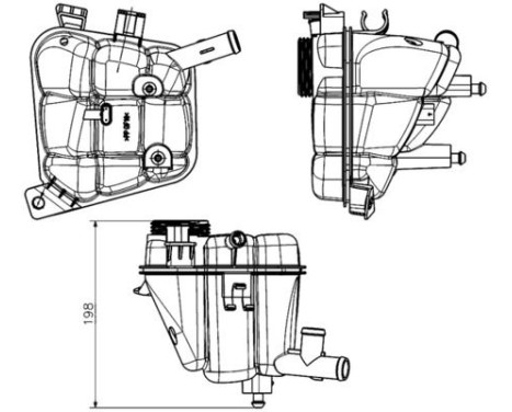 Vase d'expansion, liquide de refroidissement